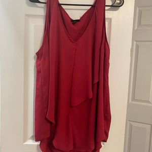 Torrid Flowy Red Tank size 2